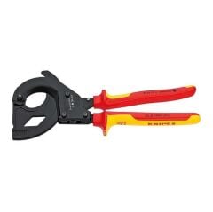 Knipex 9536315A Cırcır Mekanizmalı Kablo Makası 315