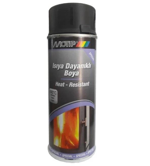 Motip Isıya Dayanıklı Sprey Boya Siyah