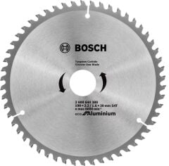 Bosch Alüminyum İçin Eco Daire Testere 190x30mm 54 Diş
