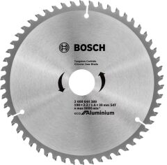Bosch Alüminyum İçin Eco Daire Testere 190x30mm 54 Diş