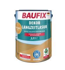 Baufix Dekor Langzeitlasur Su Bazlı Ahşap Verniği 2,5lt