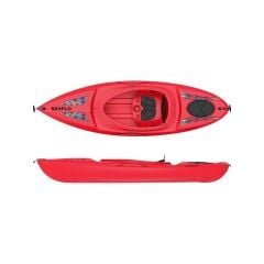 Seaflo Tek Kişilik Kapalı Kano Kırmızı