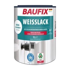 Buafix Weisslack Su Bazlı Opak Beyaz Boya 2,5lt