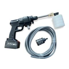 Atlantech 2789 Şarjlı Başınçlı Yıkama Tabancası + Katlanır Kova