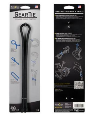 Nite Ize Gear Tie Kablo Düzenleyici Siyah 60cm 2li Paket