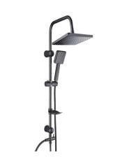 Tema Rain Tetra Siyah Tepe Duş Seti