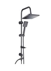 Tema Rain Tetra Siyah Tepe Duş Seti