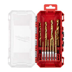 Mlwaukee Red Hex Girişli HSS-G Tin Metal Matkap Ucu Seti 10 Parça
