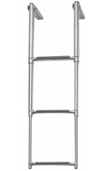 Krom Teleskopik Merdiven 4 Basamaklı