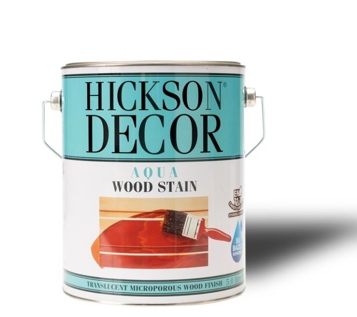 Hickson Decor Ultra Aqua Wood Stain - Renkli Ahşap Vernik Natural - 5lt