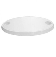 Lalizas Beyaz 2 Bardak Bölmeli Oval Masa Tablası 45x76cm