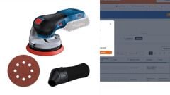 Bosch GEX18V-125 Solo Akülü Eksantrik Zımpara