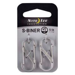 Nite Ize S-Biner Karabina #1 2li paket