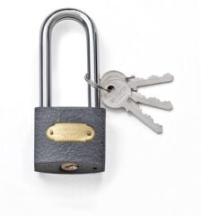 Tri-Crcle Uzun Asma Kilit Döküm Gri