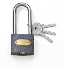 Tri-Crcle Uzun Asma Kilit Döküm Gri