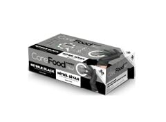 CoreFood Siyah Tırtıklı Muayene Eldiveni L 50li paket