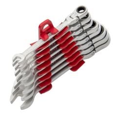 İzeltaş Mafsallı Cırcır Kombine Anahtar Takımı 12 Parça