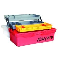 Albastar Şeffaf Kapaklı Balıkçı Çanta 15''