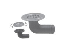 Saray Krom Flanşlı Plastik Yer Sifonu 38mm