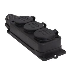 Tplast Üçlü Kauçuk Grup Priz 1x16A