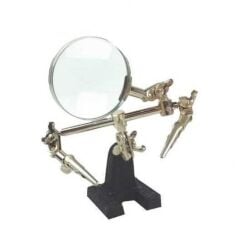 Mannesmann 572 Büyüteç ve Kıskaçlı Mini Çalışma Standı