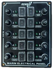 Remkay İzoleli Dikey Switch Panel 10lu