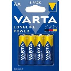 Varta Longlife Power AA Alkalin 8'li Pil