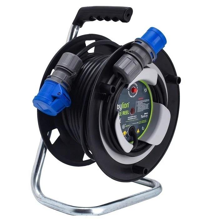 Bylion Karavan Tipi Seyyar Makaralı Uzatma Kablosu 3x2,5mm 30mt