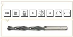 Mte Silindirik Saplı Metal Matkap Ucu