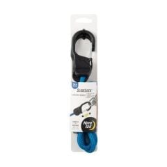 Nite İze Slidelock Kilitli Karabina Bungee Gergi Lastiği Mavi 91 Cm