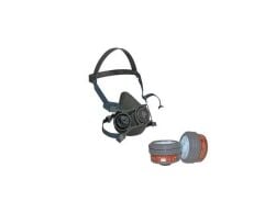 Starline V-800 Yarım Yüz Maske + V-7800 A1P2R Filtre Seti