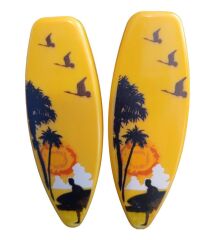 Atlantech Sarı Surf Havlu Mandalı 2li Paket