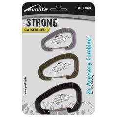 Evolite Strong 3'lü Karabina Seti