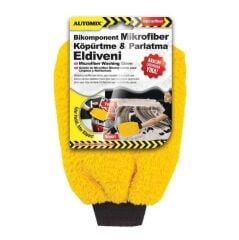 Automix Bikomponent Mikrofiber Köpürtme ve Parlatma Eldiveni