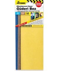 Automix Bikomponent Nano Güderi Bez 3lü Paket