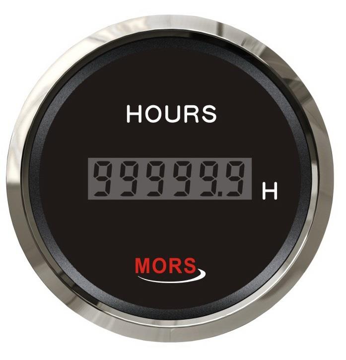 Mors Dijital Motor Zaman Saati Siyah
